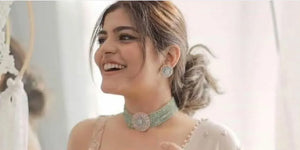 Mona Purple Silver Choker