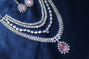 Multilayer CZ Necklace