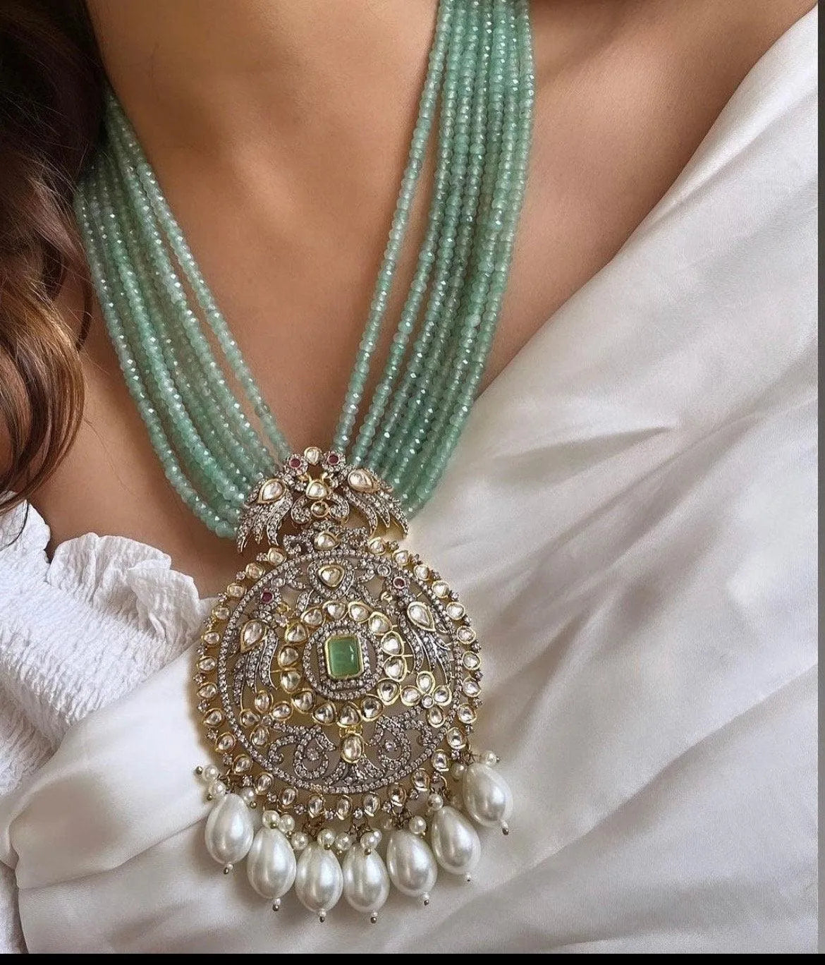Rang Mint Victorian Long Necklace