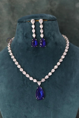 Sapphire Blue Doublet Pendant