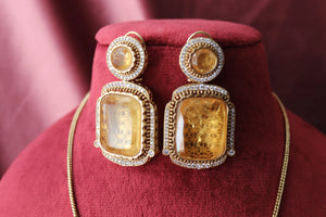 Sara Doublet Antique Gold Pendant Necklace