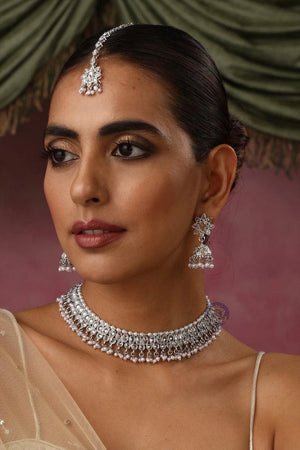 Silver Zoe Silver Polki Set