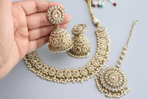 Simi Gold Polki Necklace