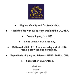 GlambyRivaaz Necklaces Two Way Both Side Fine Kundan Long Necklace