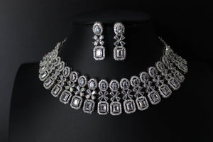 White Diamond Choker Necklace