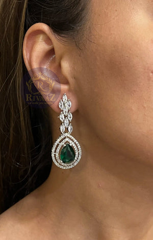 Zia Emerald Necklace Set