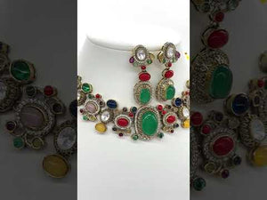 Navratan Choker Indian Jewelry