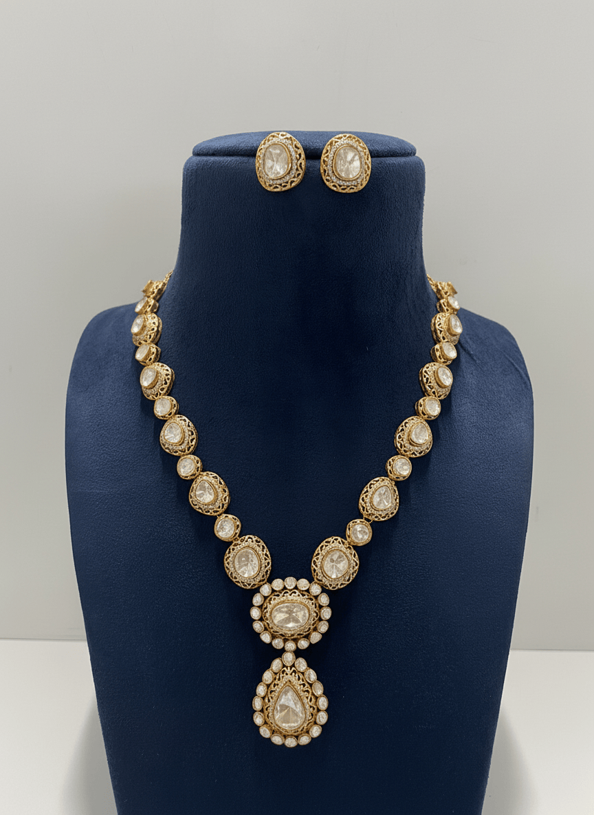 Uncut Polki Gold Long Set