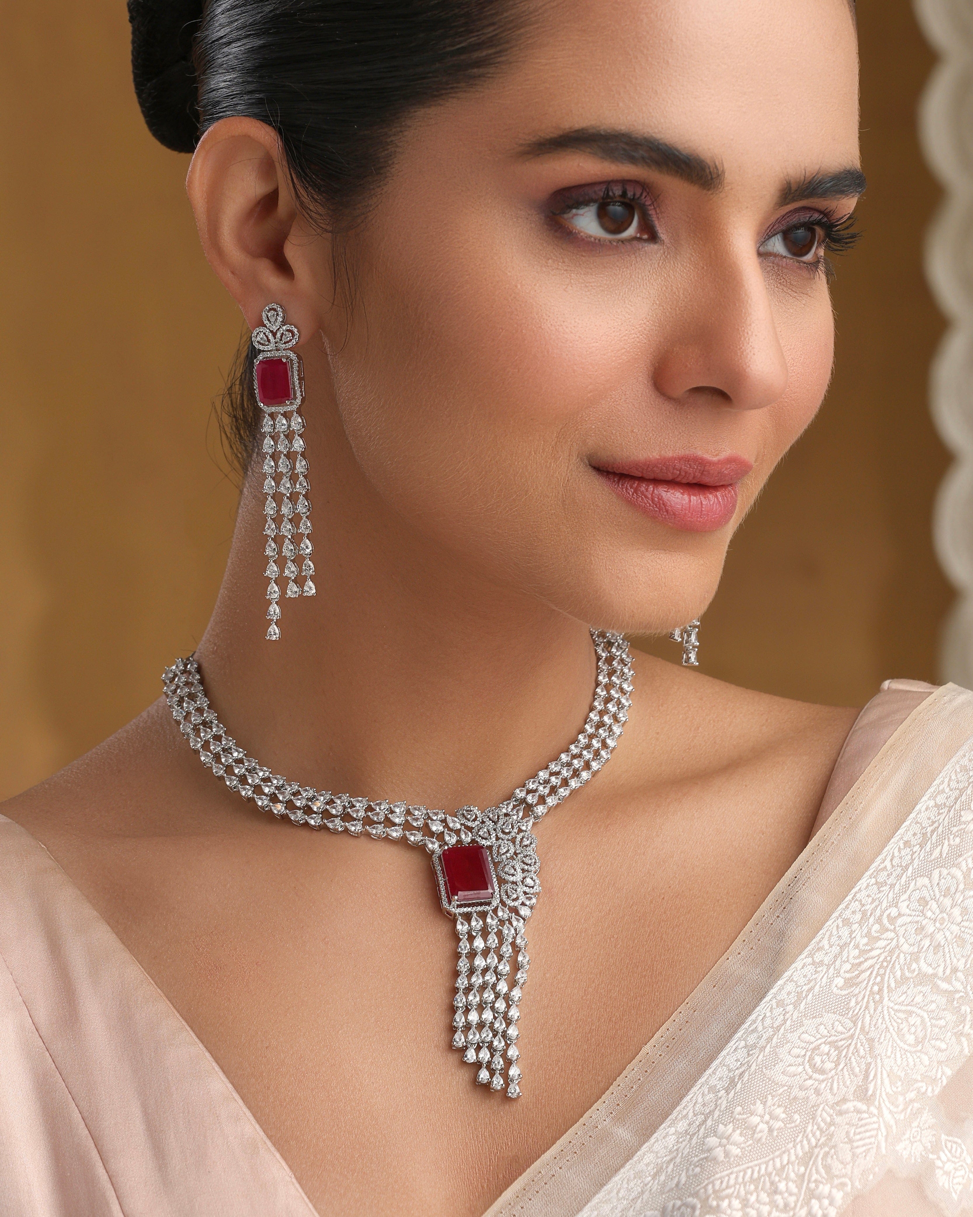 Yana Y CZ Necklace