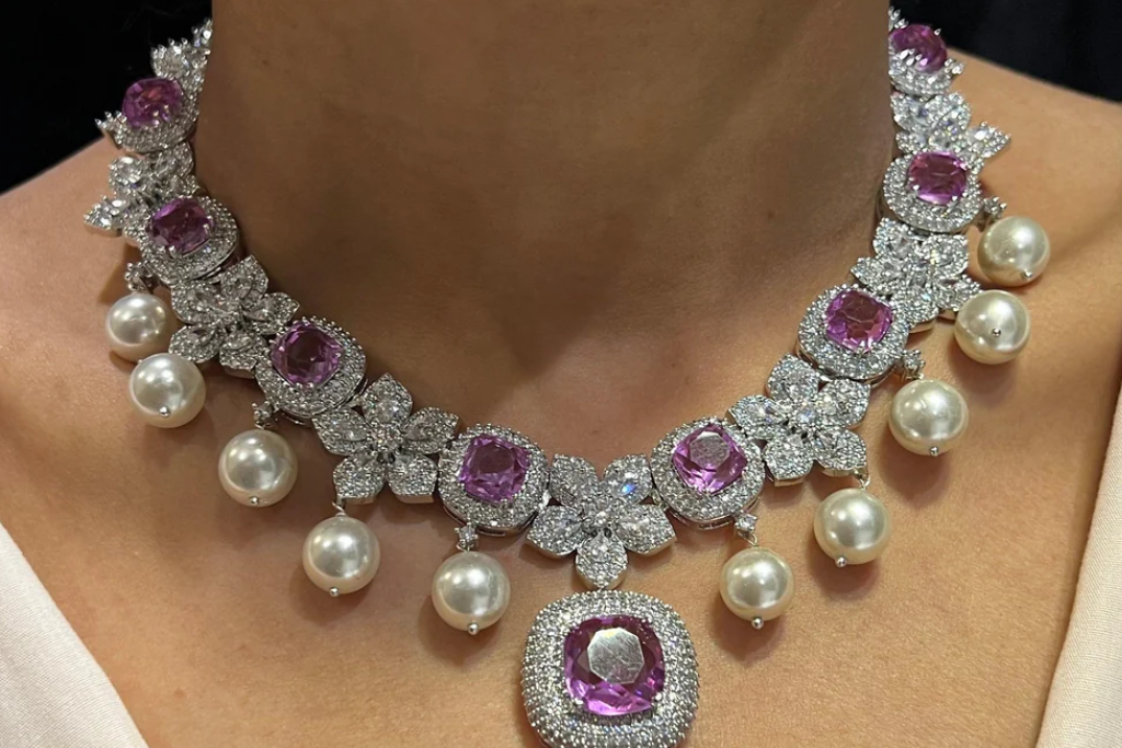 The Allure of American Diamond Necklaces: A Blend of Elegance and Affordability
