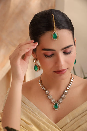 Ravina Mossonite Doublet Set