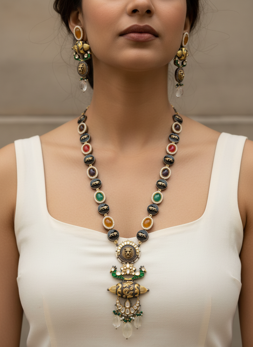 Long Sabhya Fusion Set