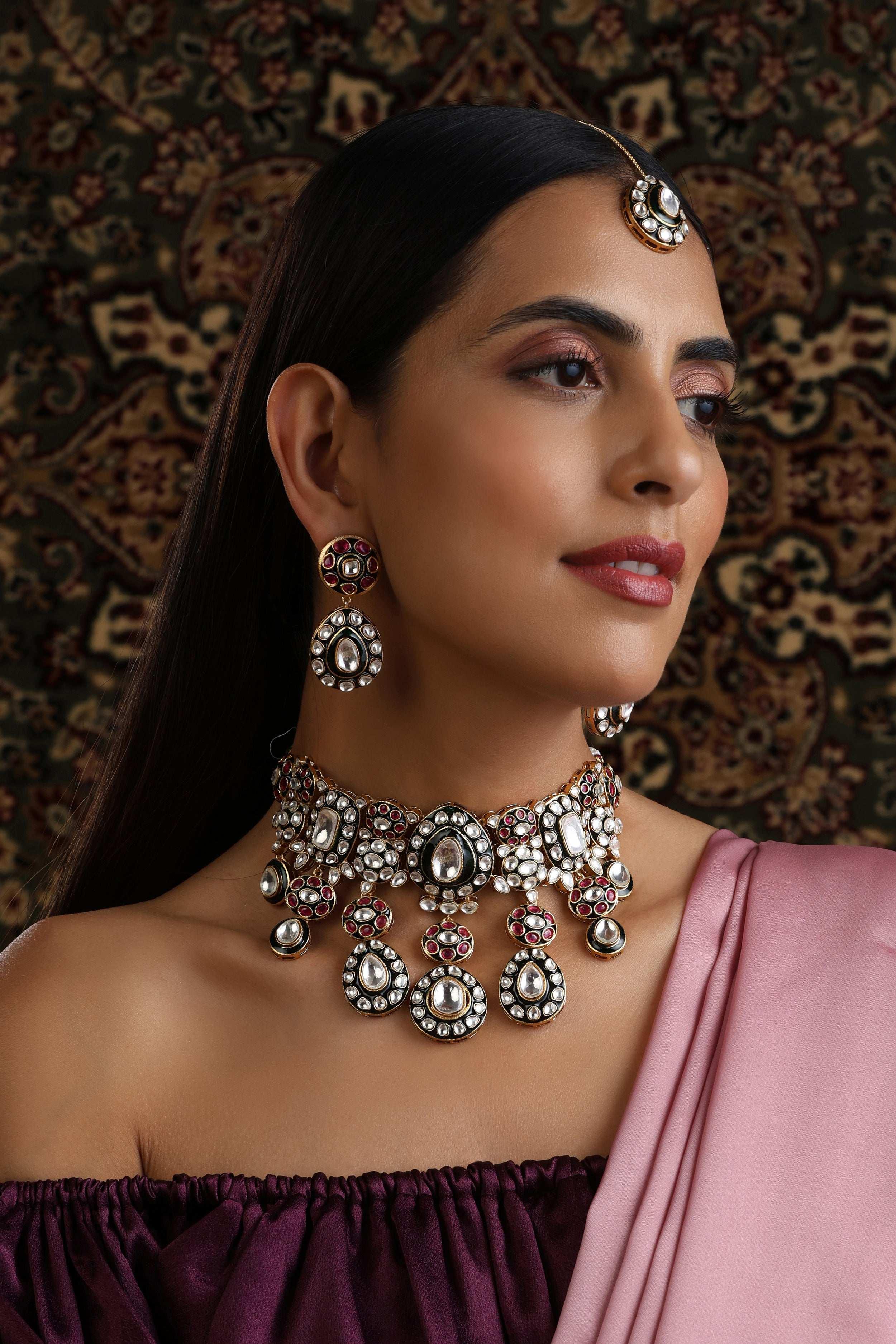 Shama Kundan Set