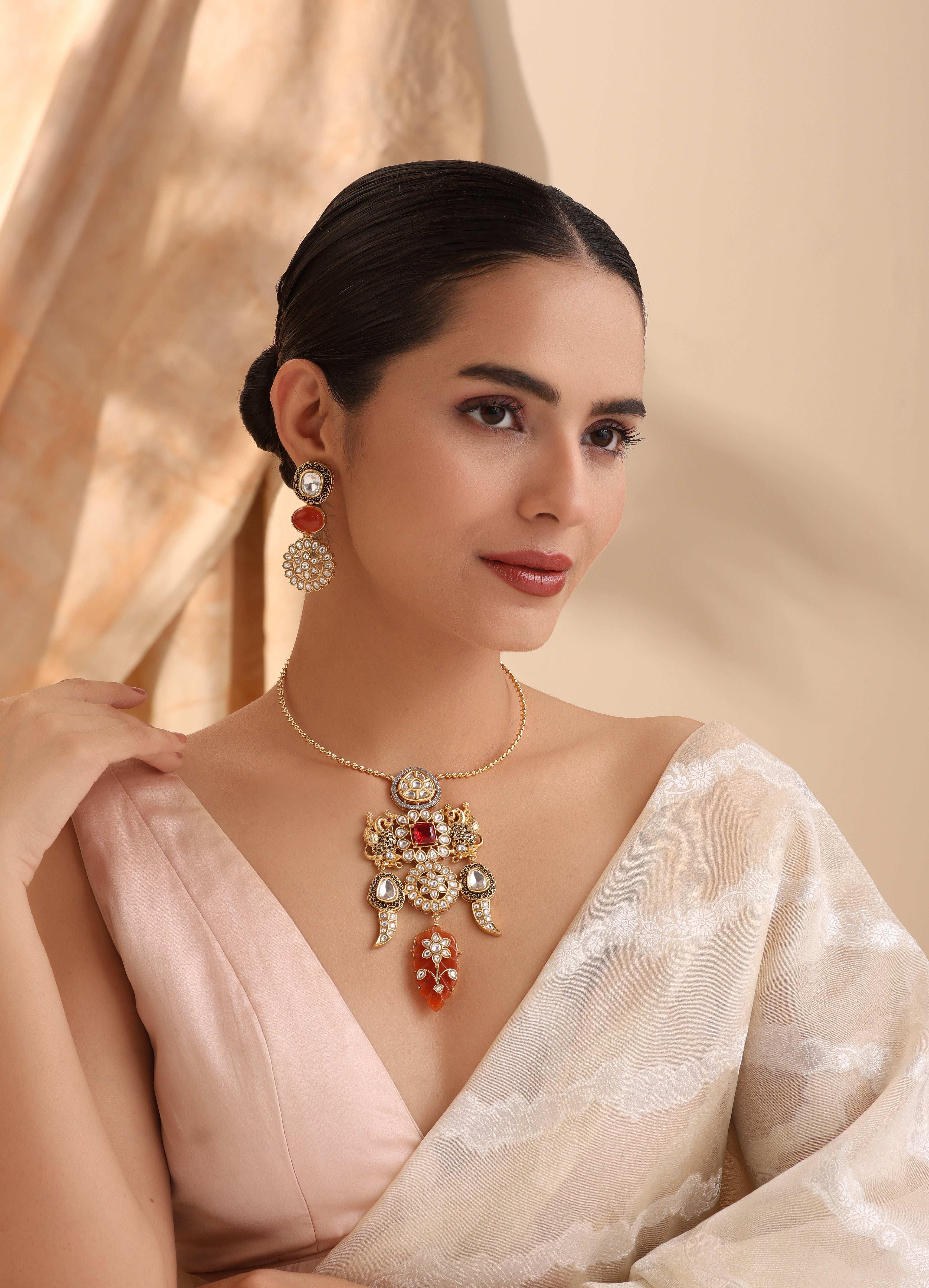 Indu Ruby Hasli Set