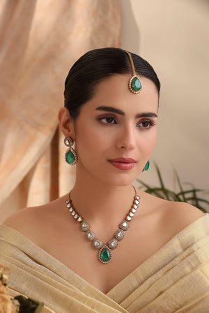 Ravina Mossonite Doublet Set