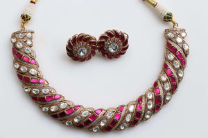 Ruby Mossonite Necklace