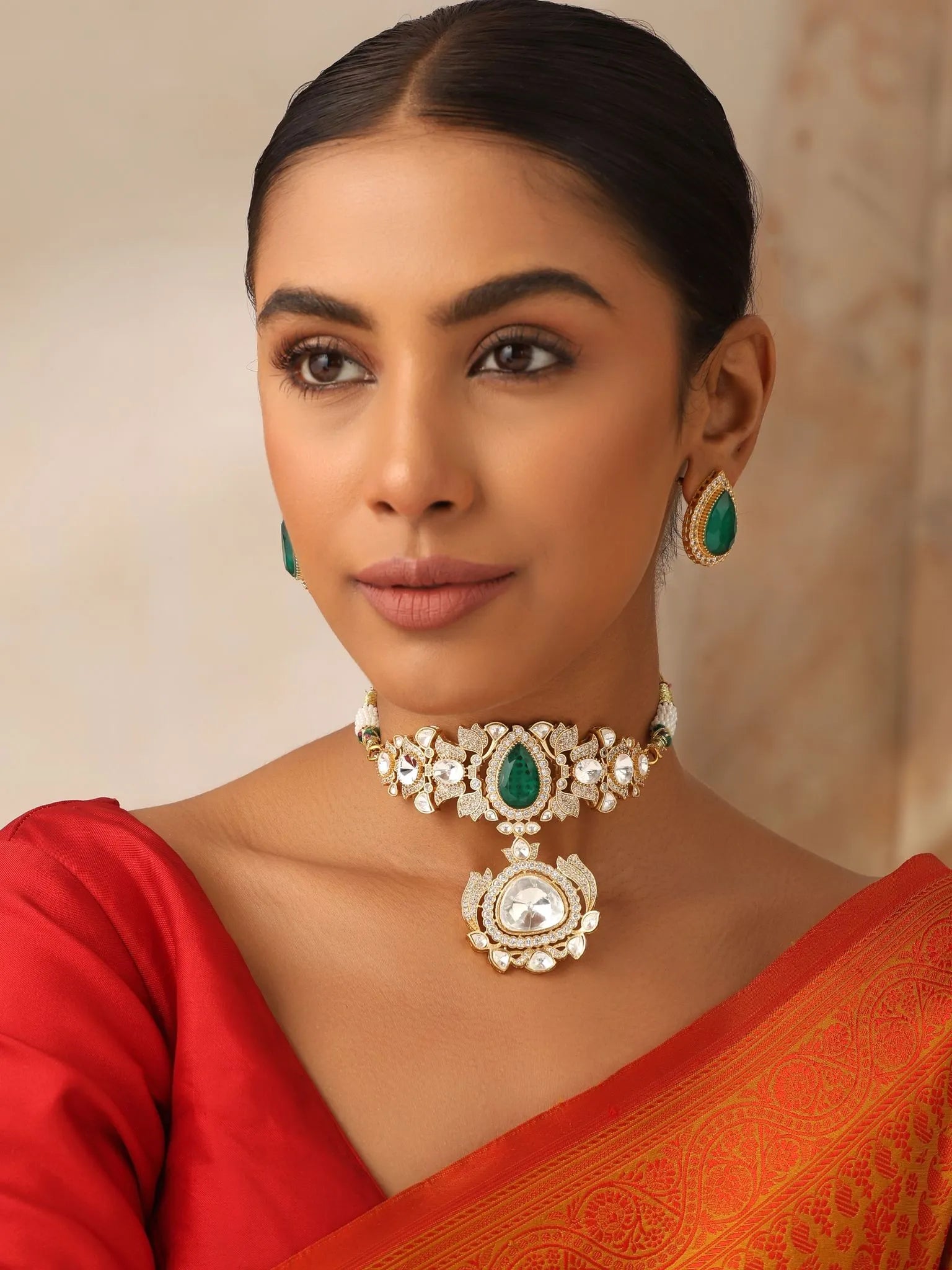 Arza Antique Gold Victorian Choker