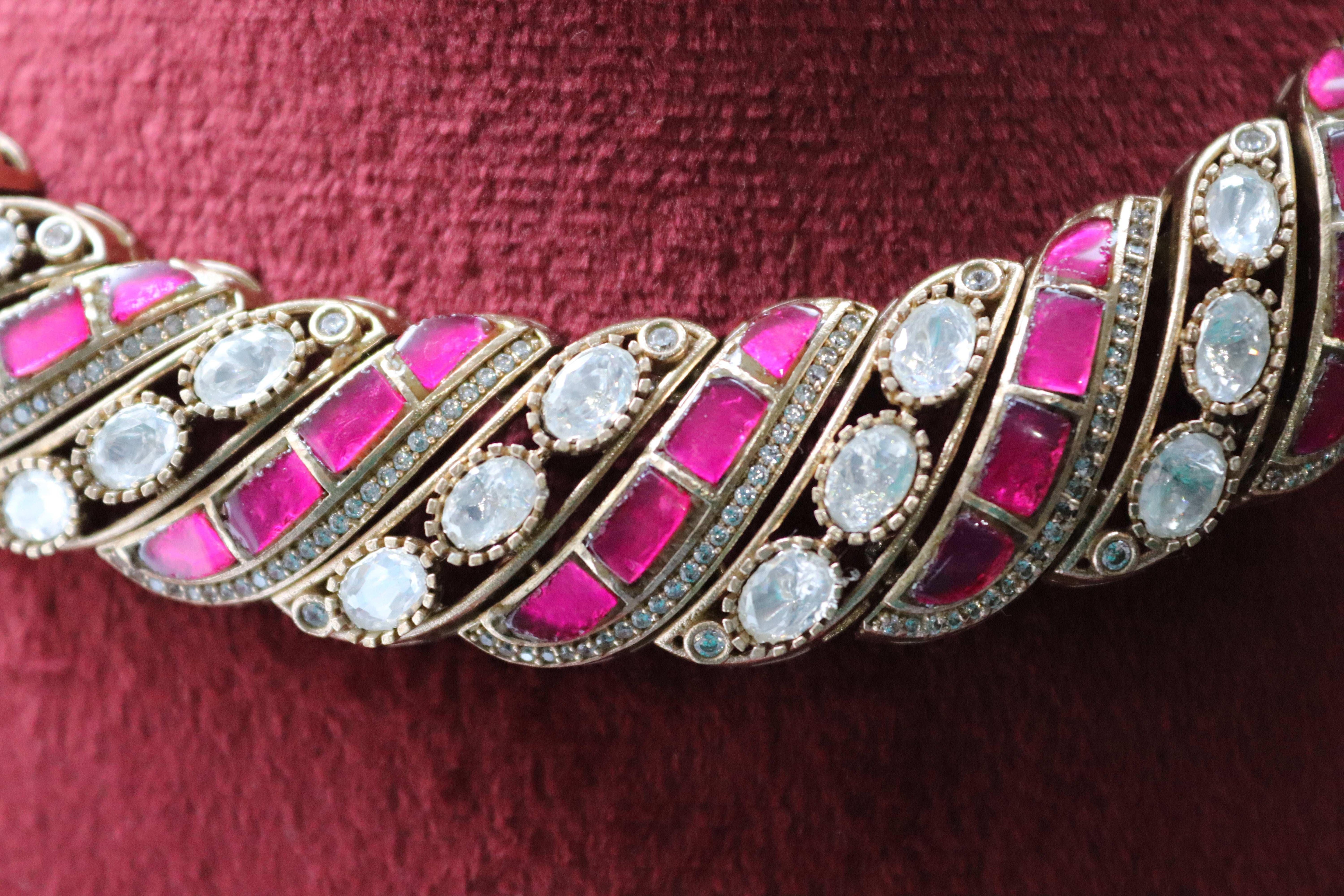 Ruby Mossonite Necklace