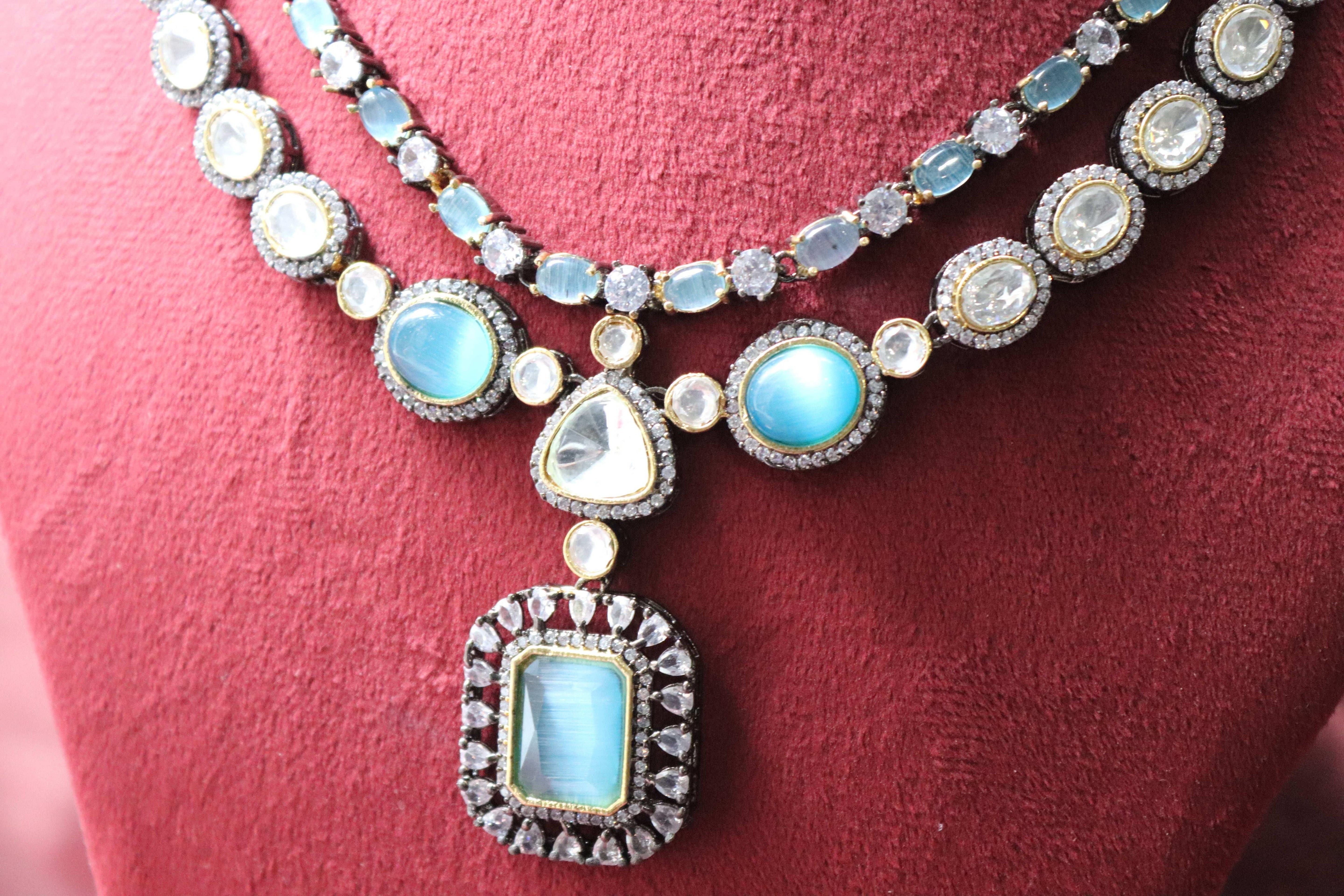 Turquoise Victorian Set