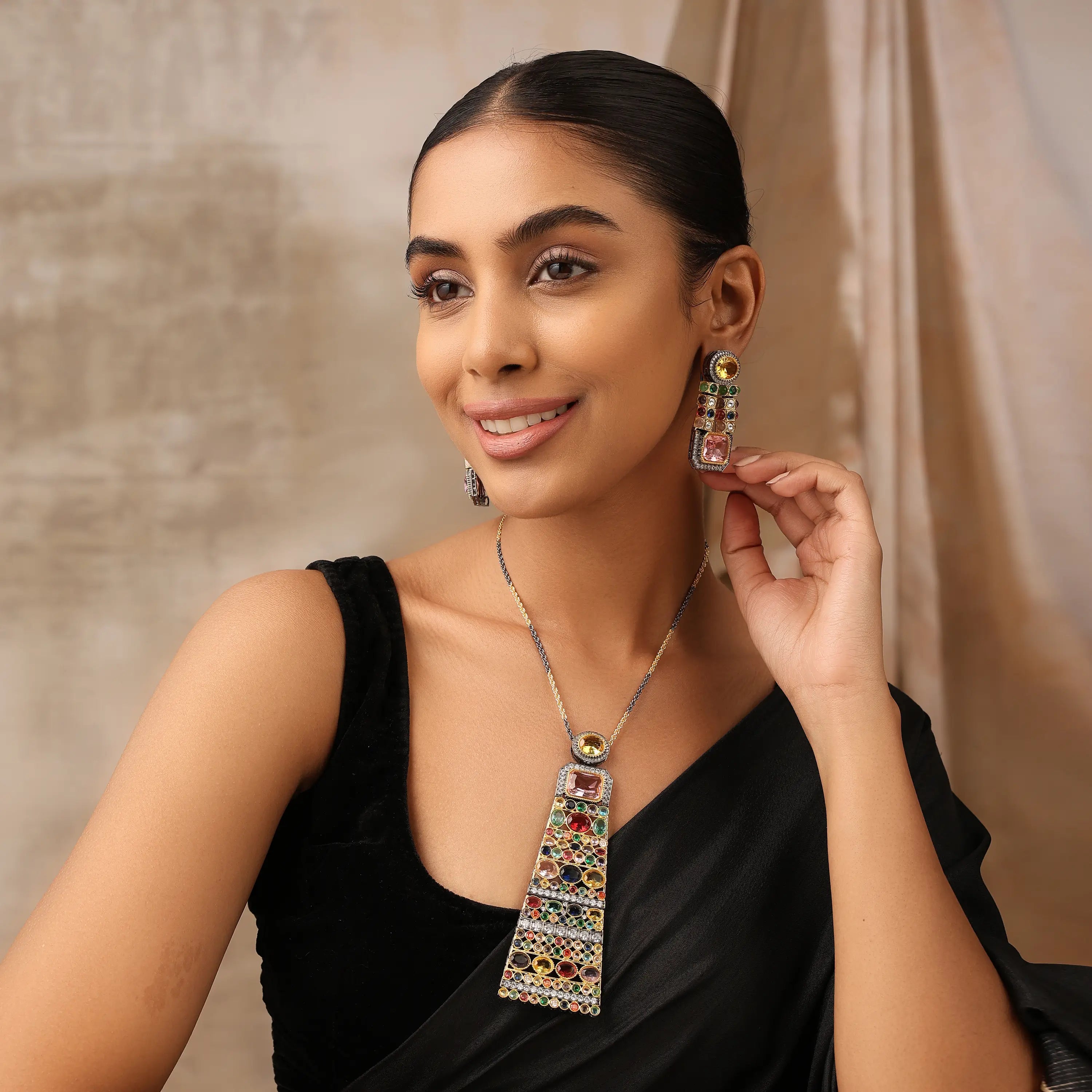 Aurielle Prism Luxe Pendant Necklace Set