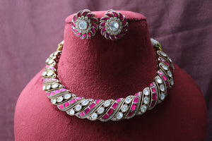 Ruby Mossonite Necklace