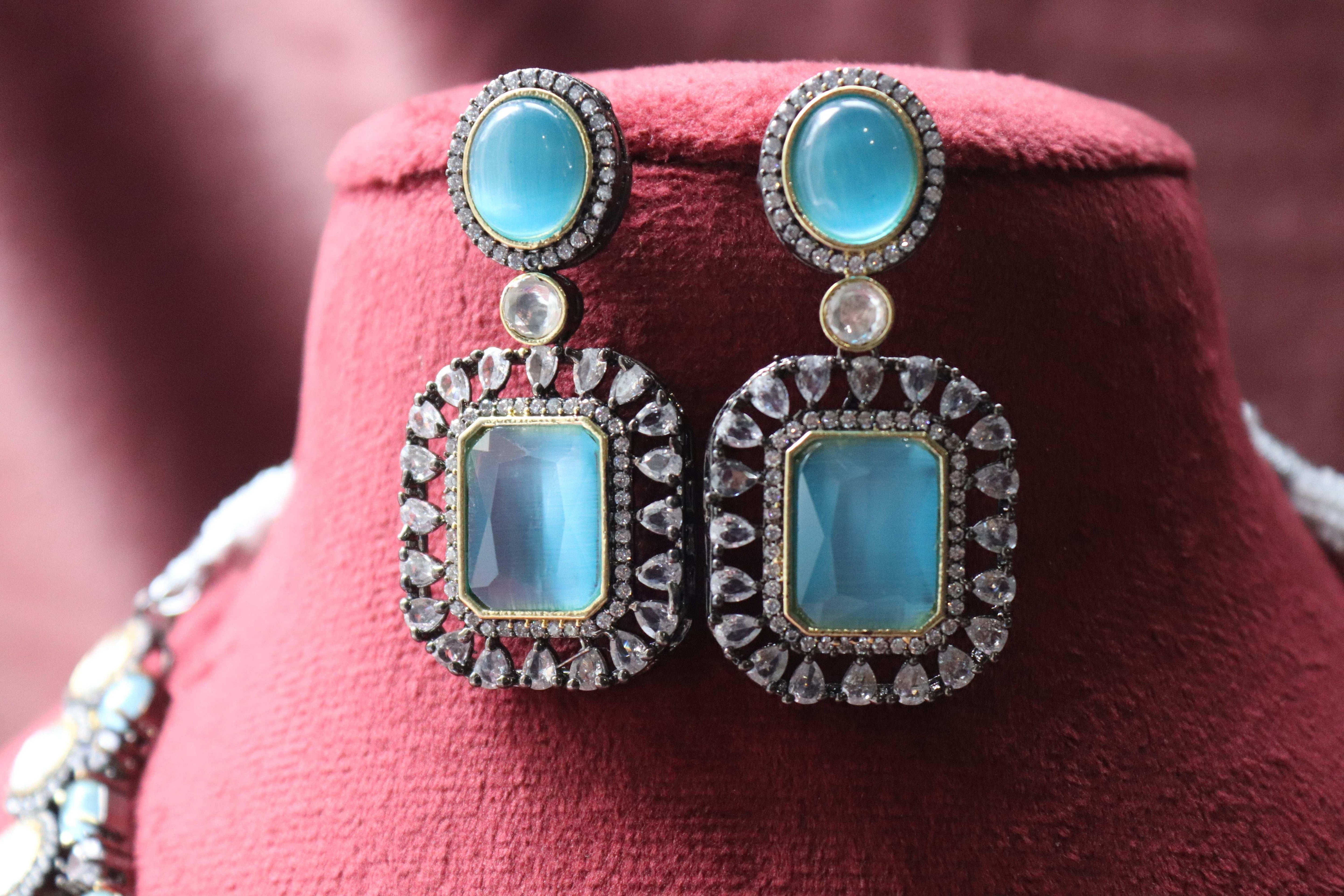 Turquoise Victorian Set