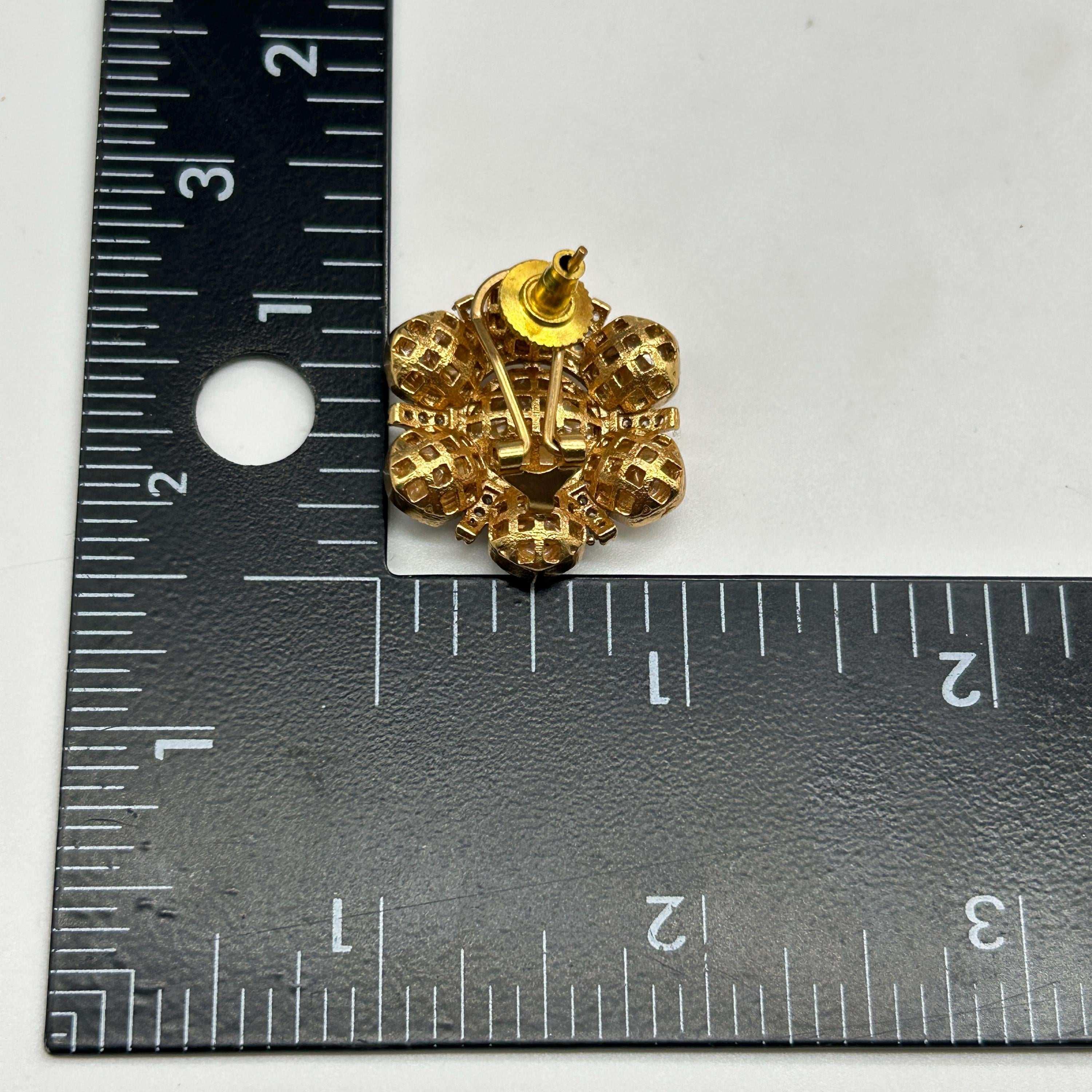 Uncut Polki Studs