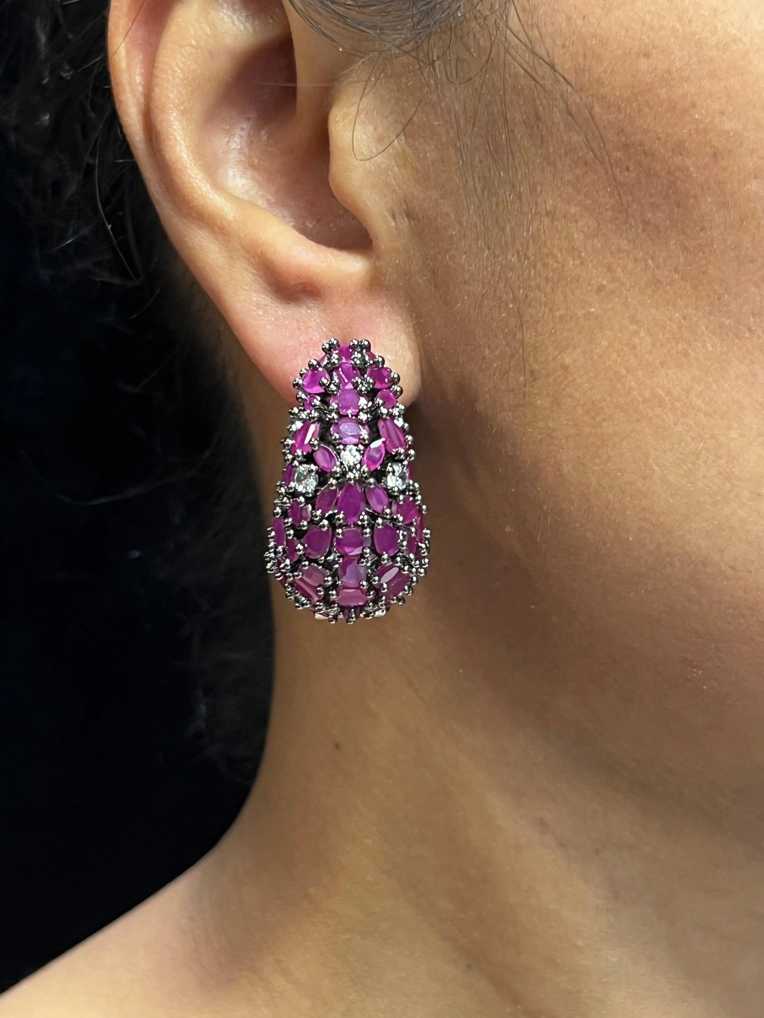 Statement Huggie Hoops