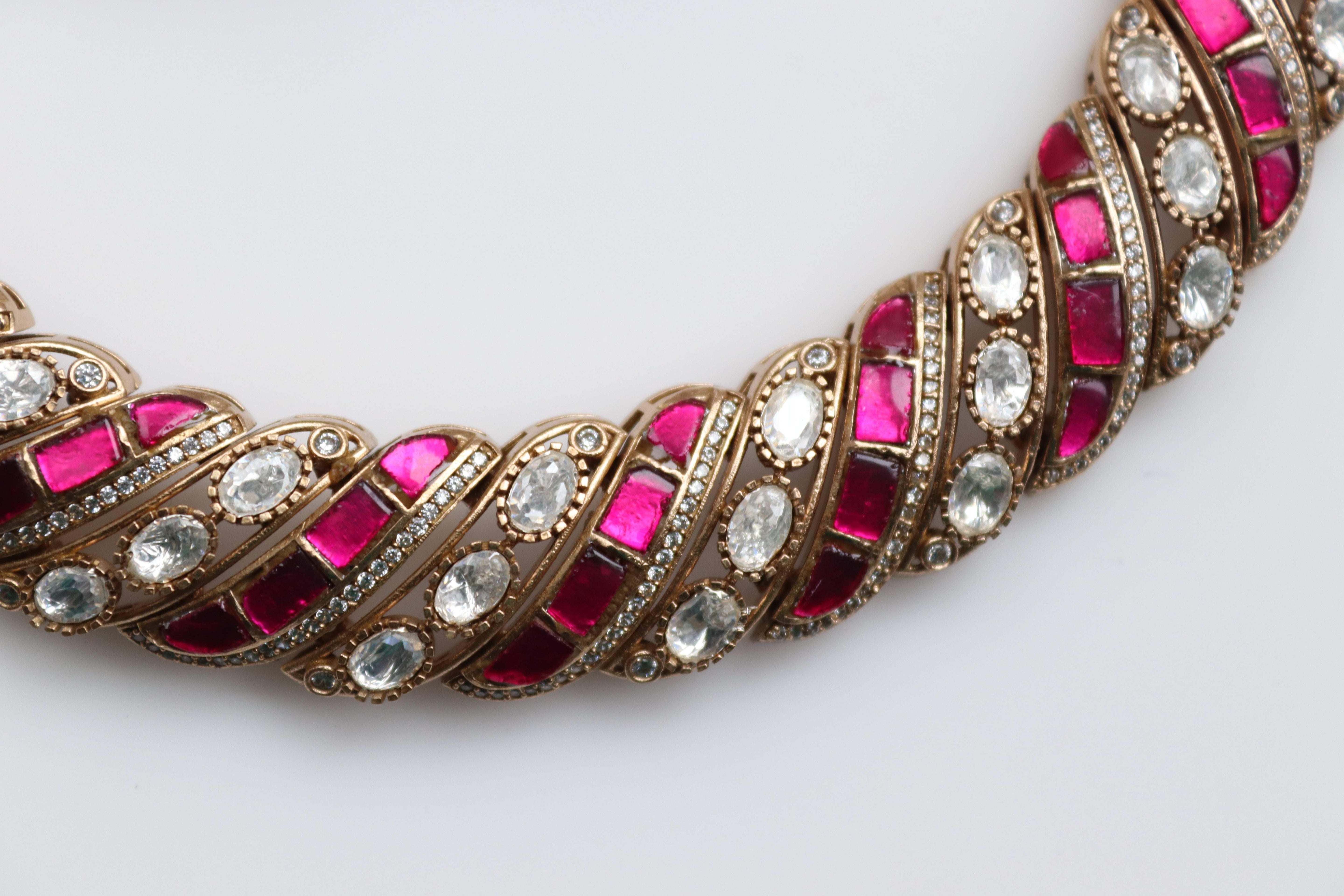 Ruby Mossonite Necklace
