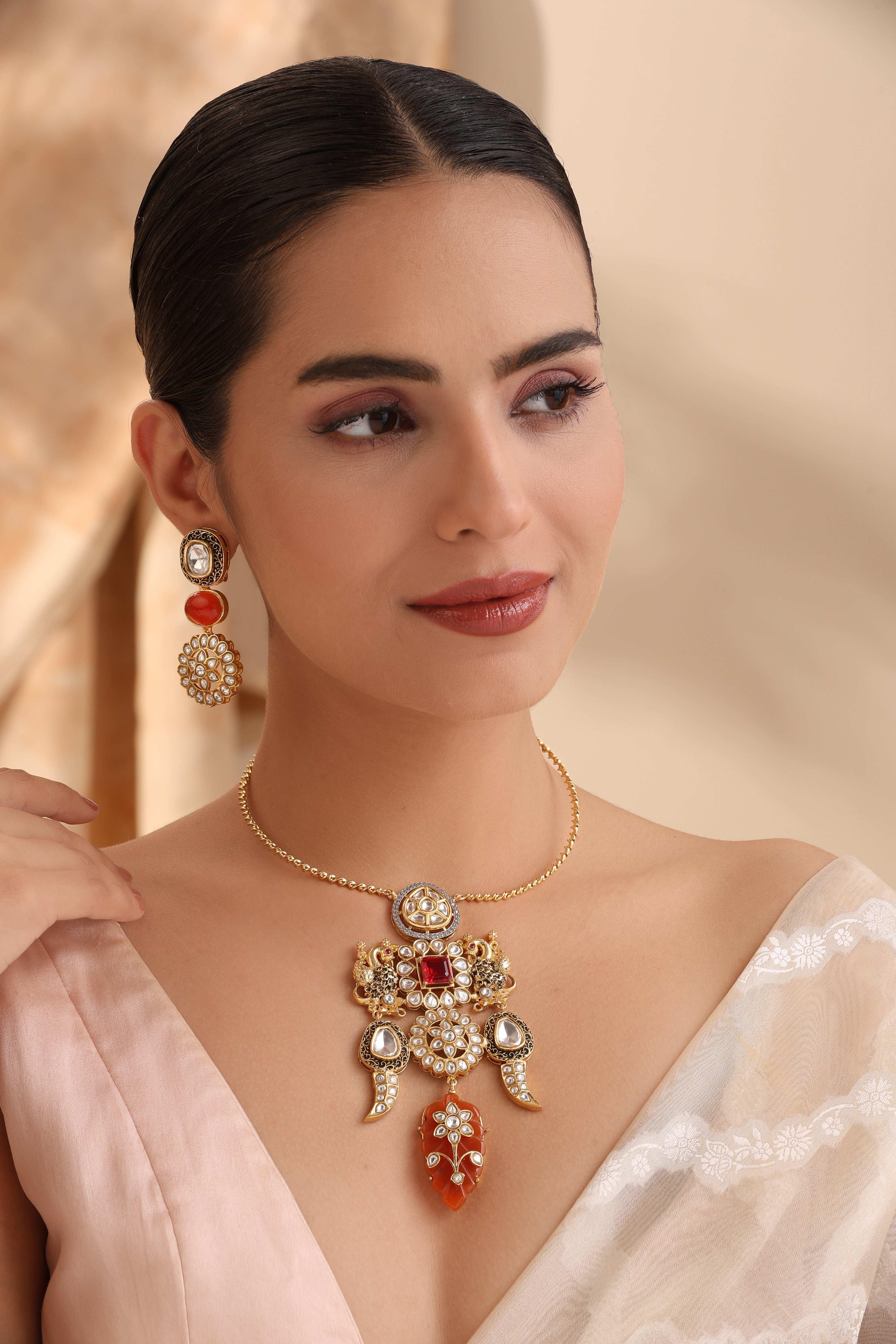 Indu Ruby Hasli Set