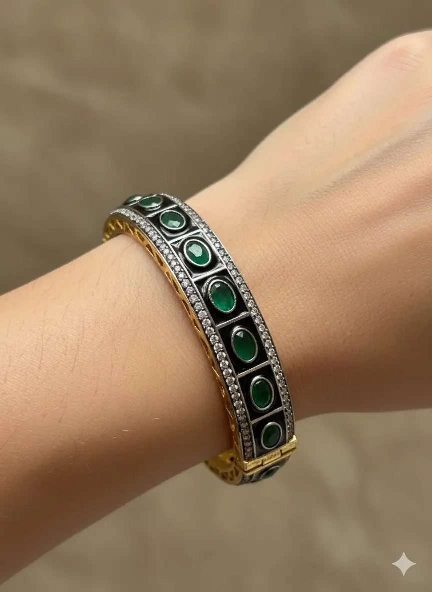 Green Victorian Bracelet
