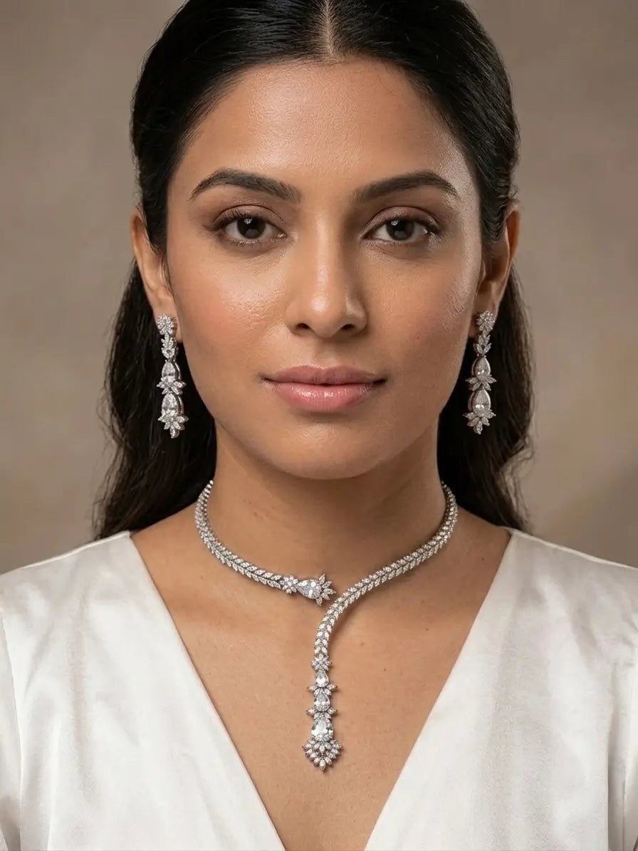 Jasy Collar CZ Diamond Necklace