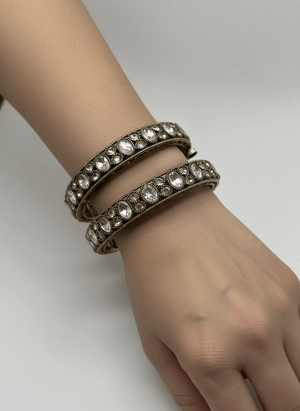 Antique Mossonite Bangles