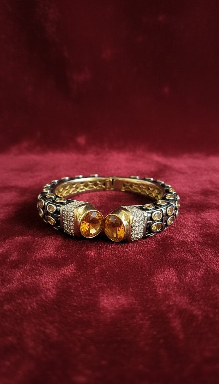 Champagne Gold Victorian Bangle