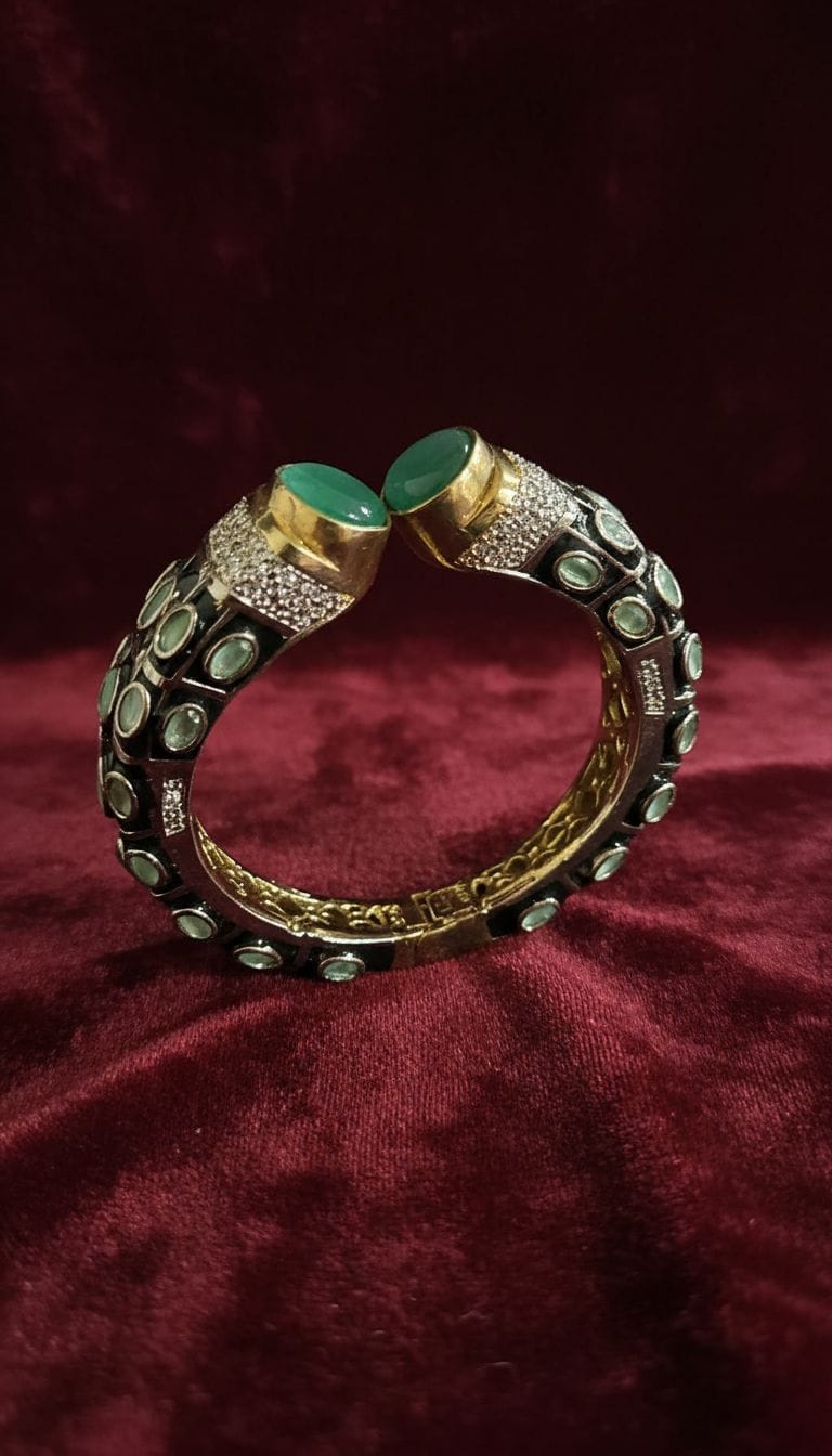 Mint Victorian Bangle