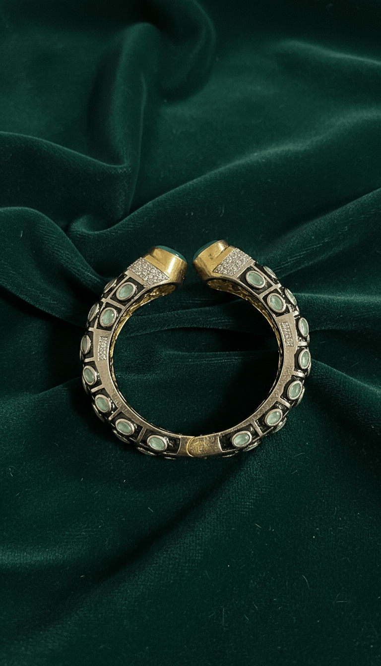 Mint Victorian Bangle