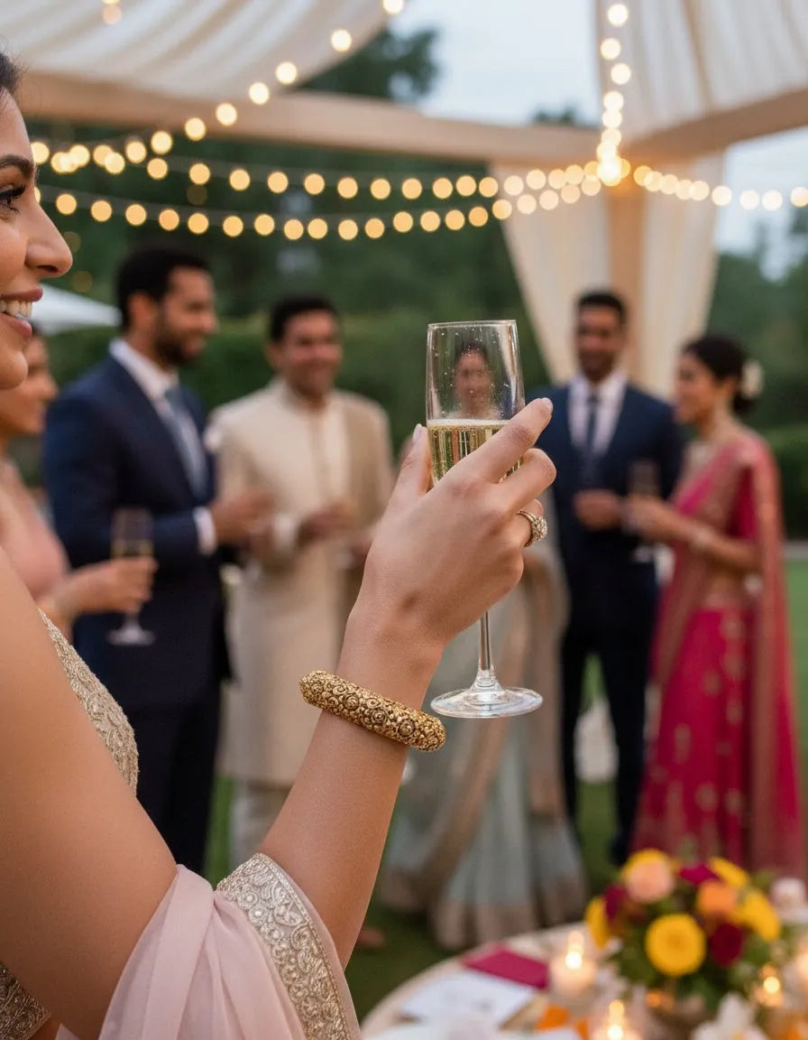 Openable Gold Bangle Pair