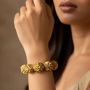 Royal Gold Bangle Pair