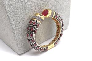 Ruby Victorian Bangle