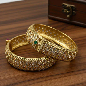 Uncut Polki Bangle Set