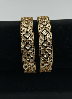 Uncut Polki Bangle Set
