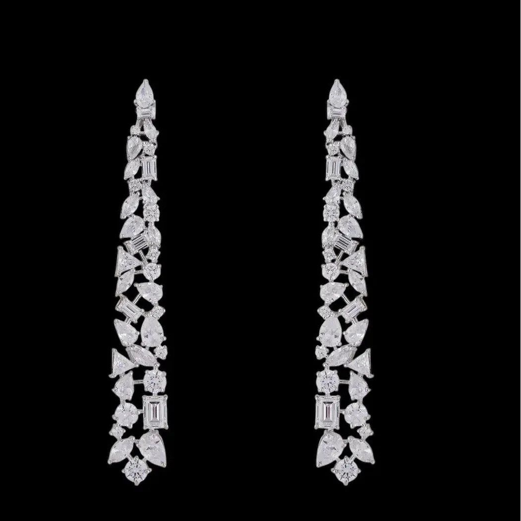 Celestia Luxe Waterfall CZ Earrings