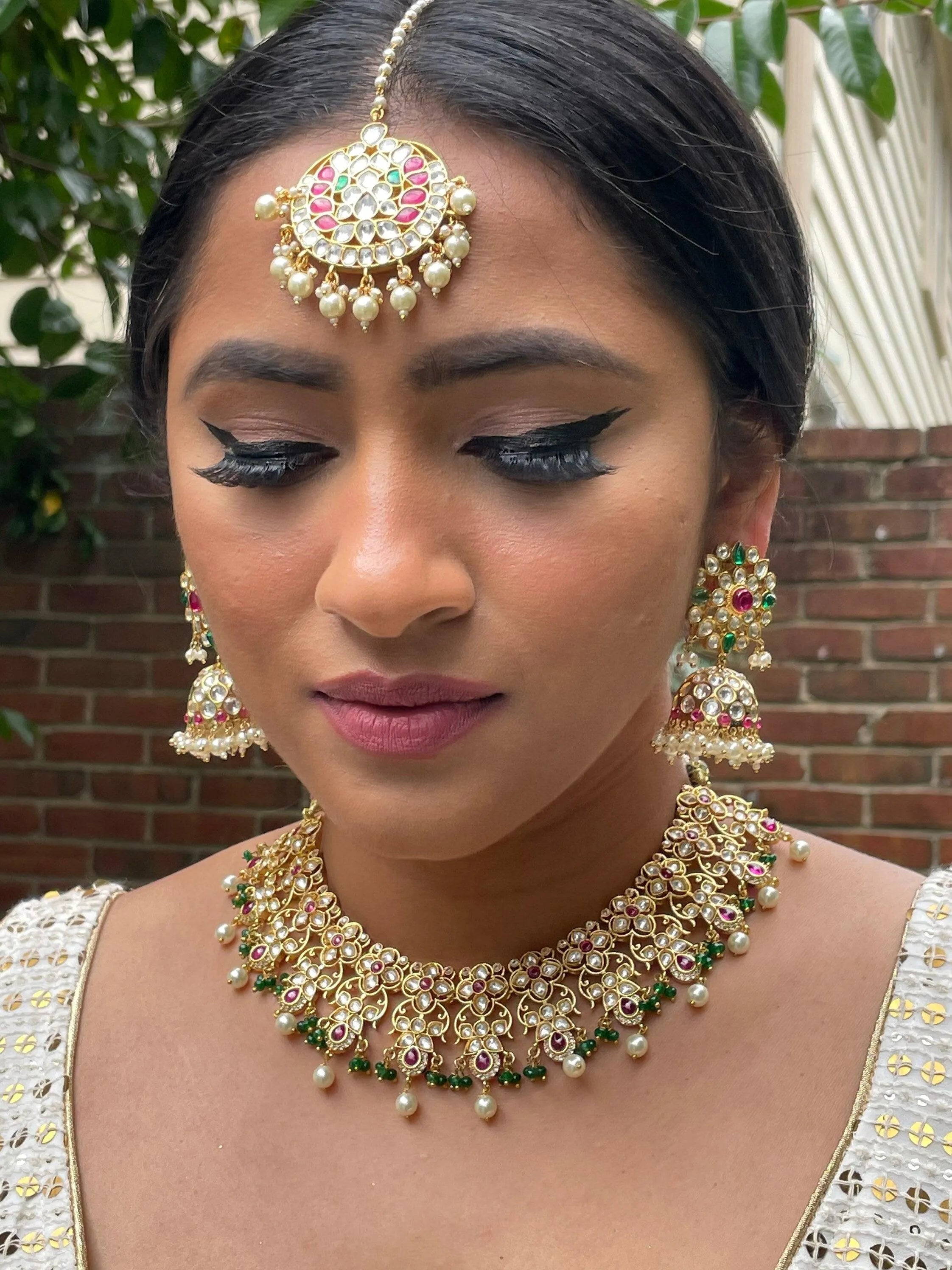 Fine Kundan MaangTikka | Maangtikka | Indian Jewelry | Pakistani Jewelry | Indian Forehead Jewelry | Tikka | Punjabi Jewelry |