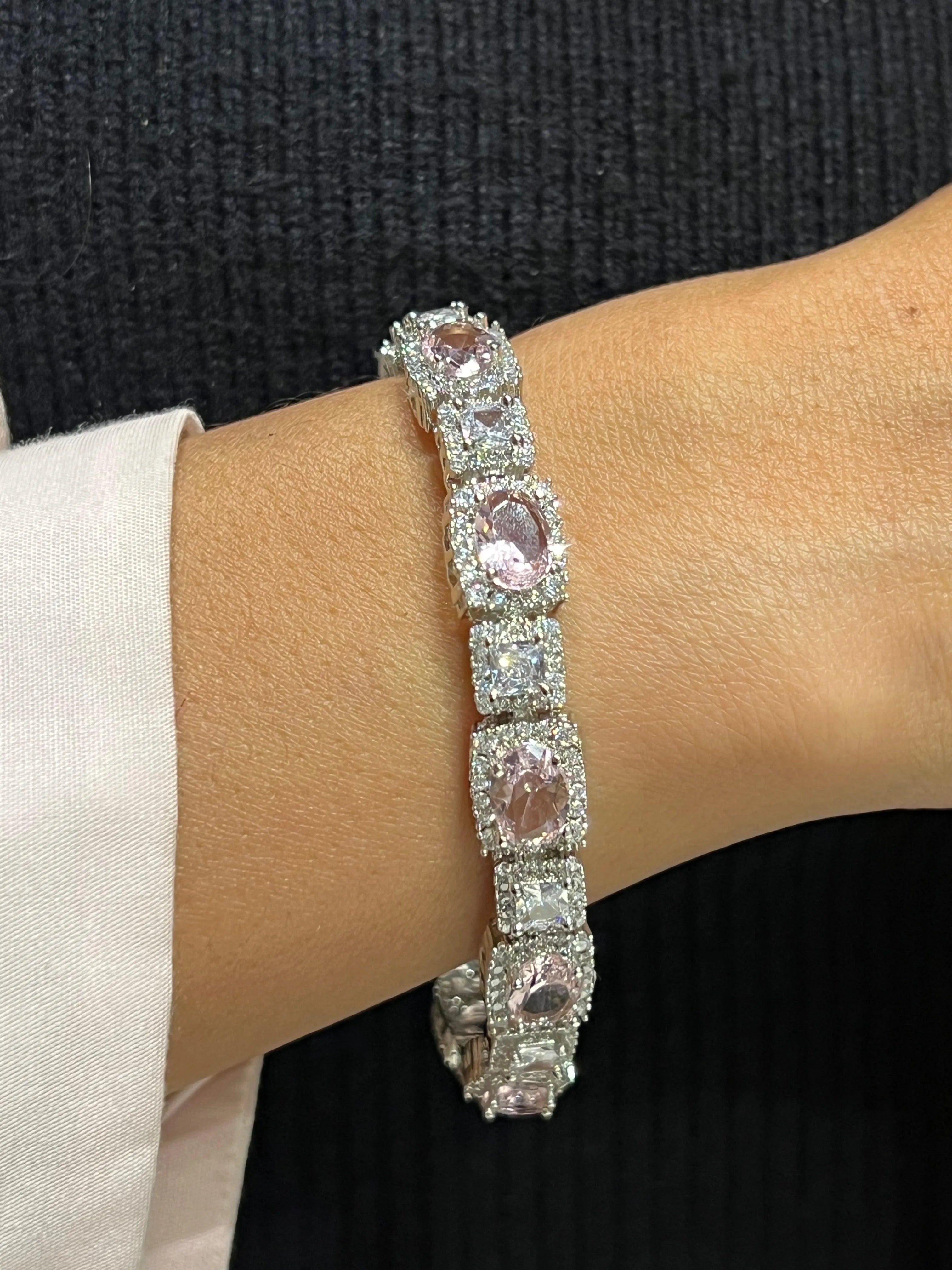 CZ Oval Bracelet
