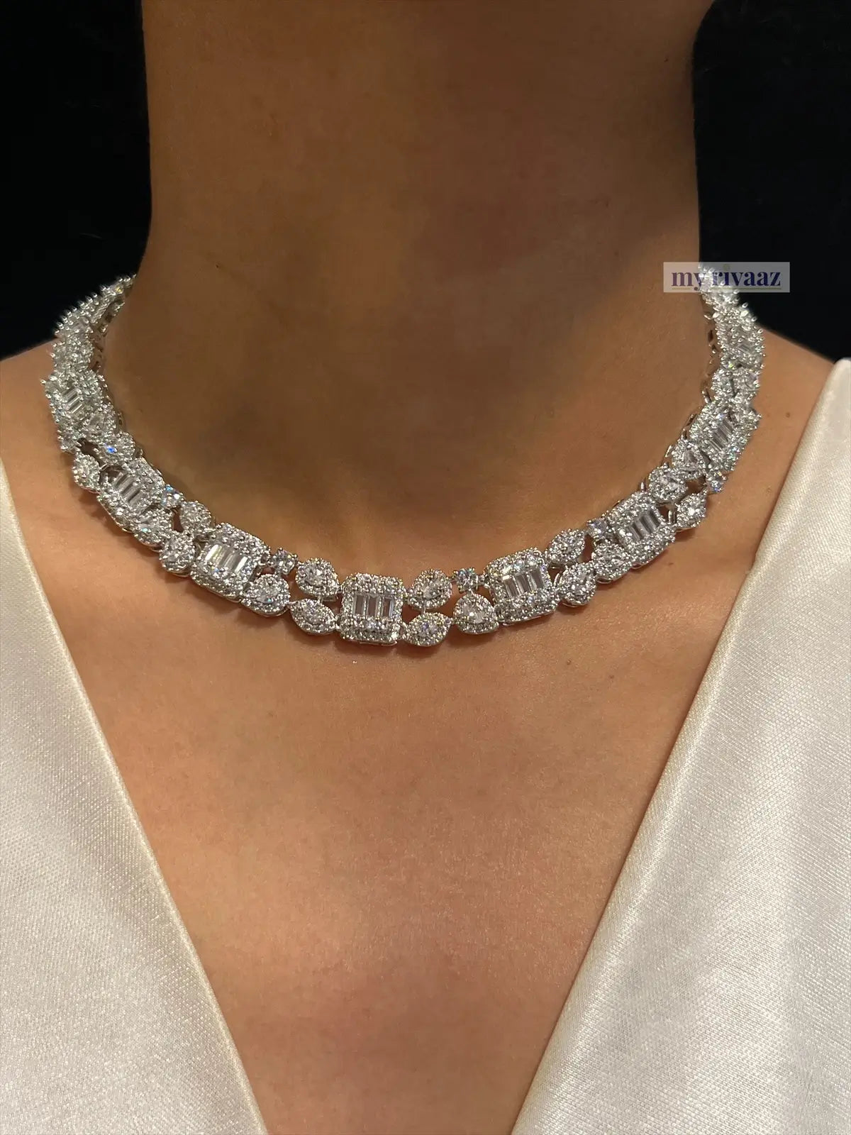Isabella Luxe Diamond Tennis Necklace Set