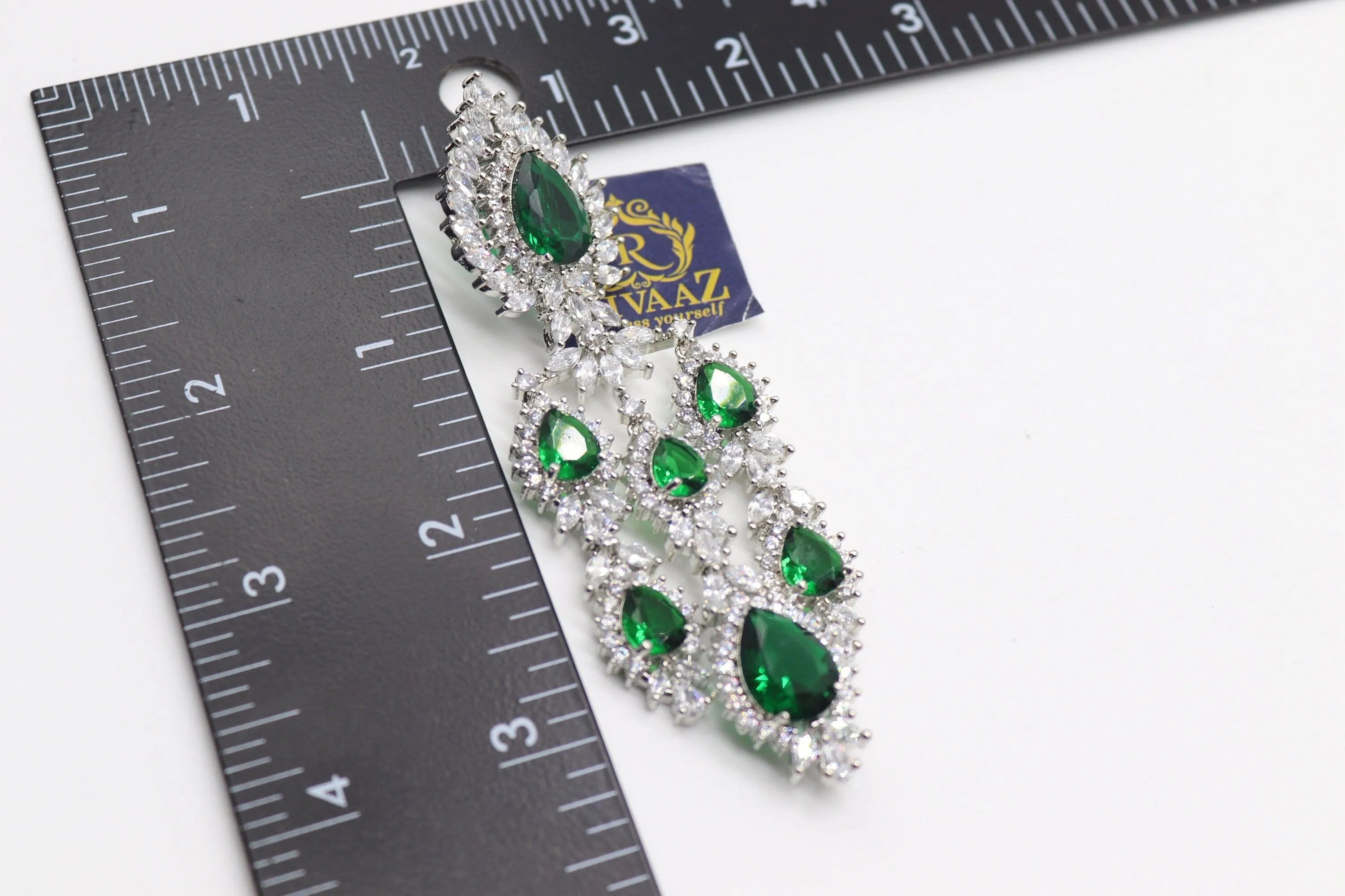 Emerald Diamond Earrings