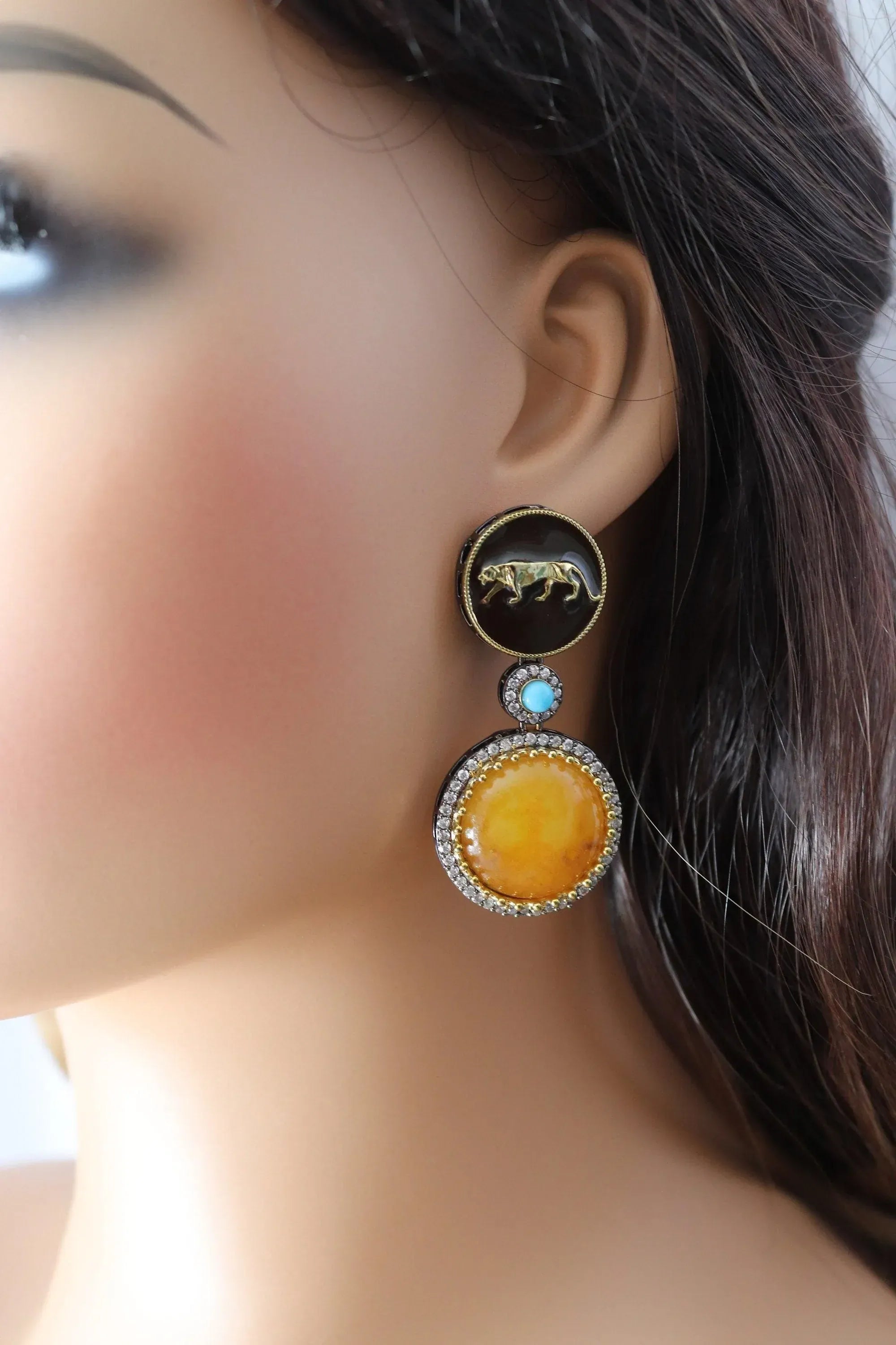 Sabya inspired tropical earrings