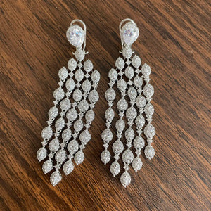 Waterfall CZ Diamond Earrings