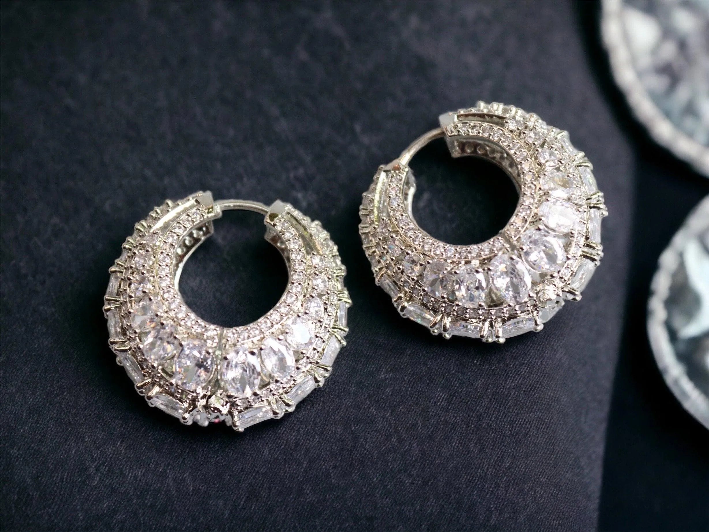 White Zina Basket hoops