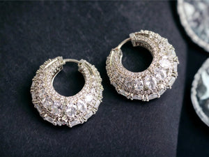 White Zina Basket hoops
